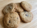 Gluten-Free Sourdough Chocolate Chip Cookies